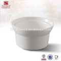 Vajilla de porcelana de haoxin de Guangzhou Sopera de sopa de cerámica blanca